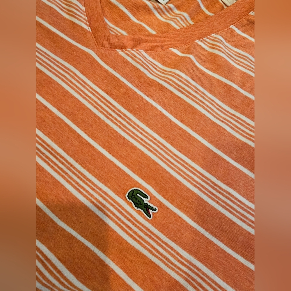 Men 2 Lacoste Shirts T-shirt & Polo Size 5 L NWT - Picture 7 of 9